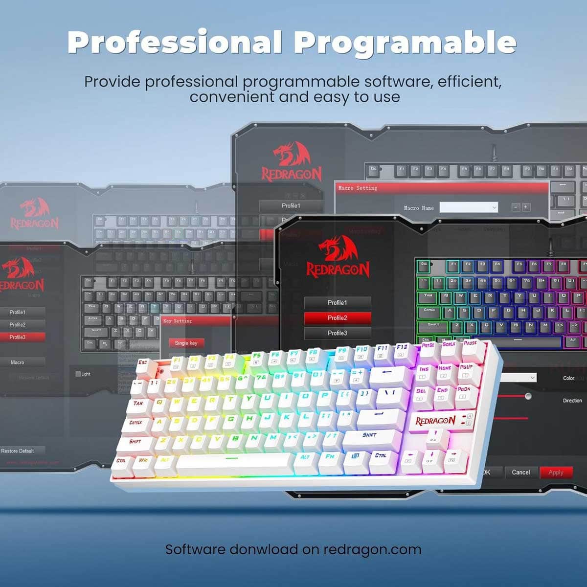 Redragon Kumara RGB Wired Mechanical Keyboard