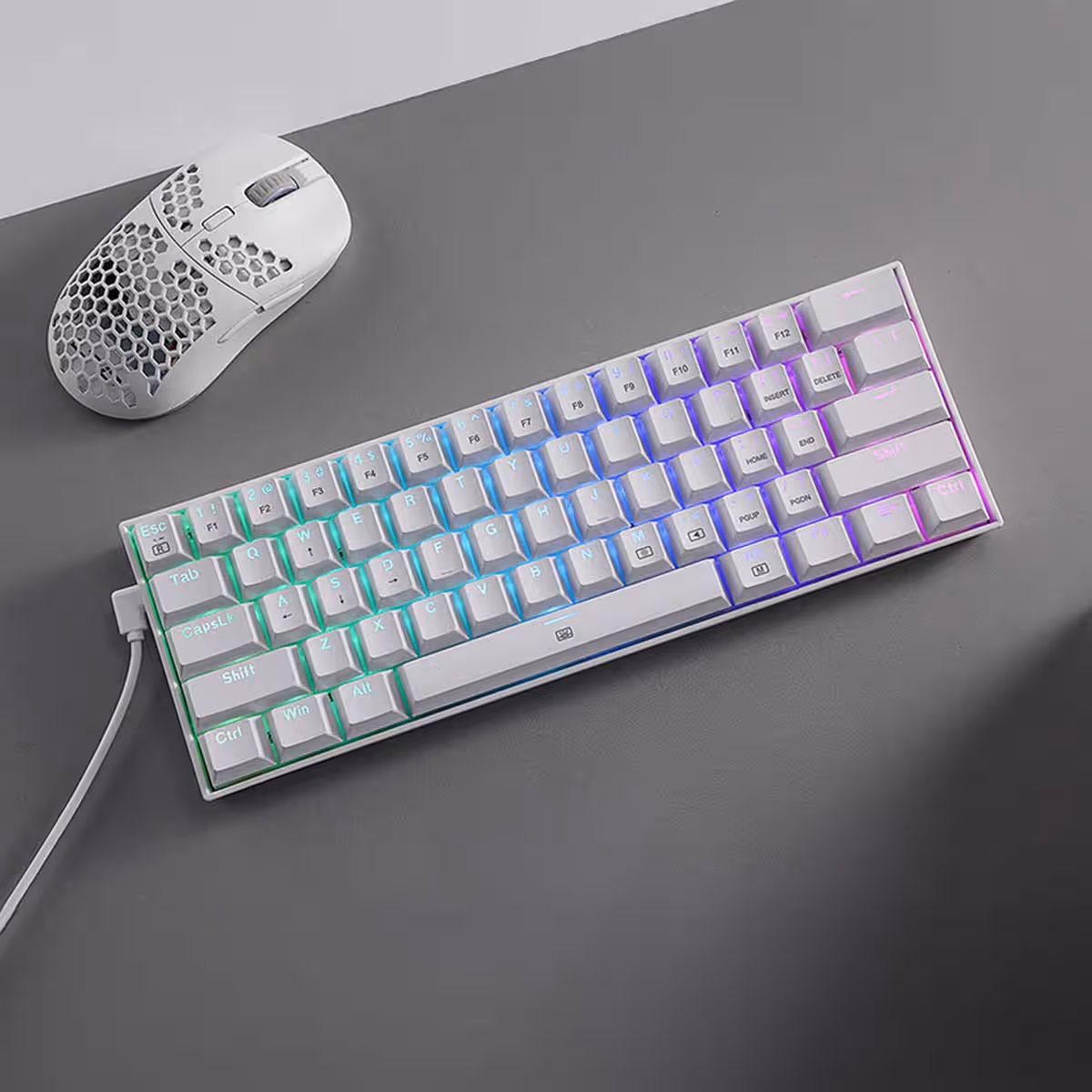Redragon Dragonborn K630 60% 61-Key Red Switch RGB Wired Mechanical Gaming Keyboard