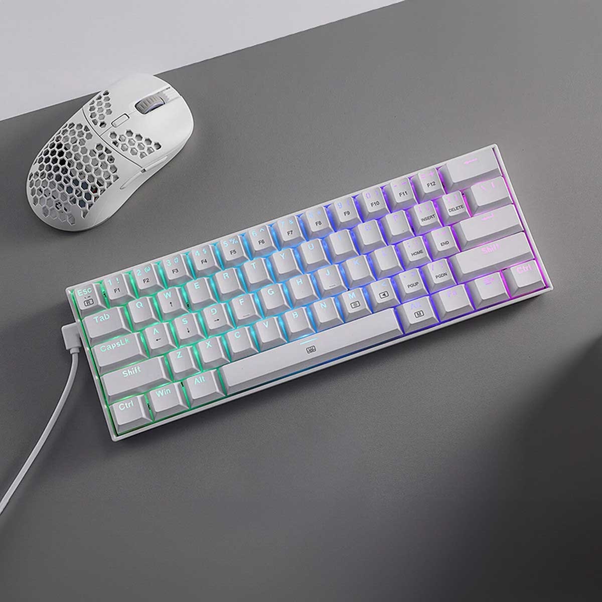 Redragon Dragonborn K630 60% 61-Key Red Switch RGB Wired Mechanical Gaming Keyboard