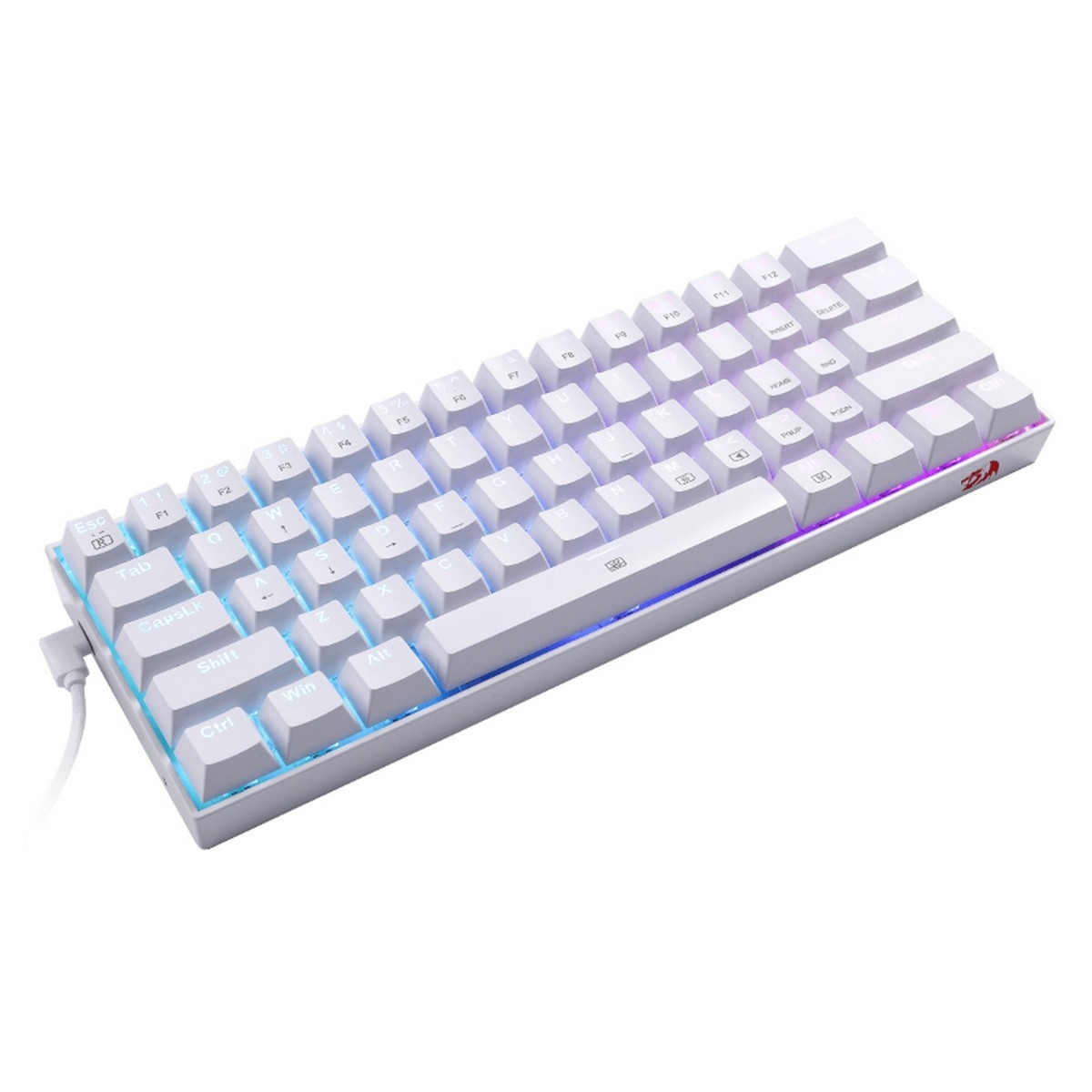 Redragon Dragonborn K630 60% 61-Key Red Switch RGB Wired Mechanical Gaming Keyboard