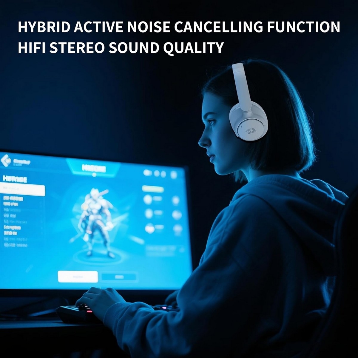 Redragon VibeCore Bluetooth & Wired Gaming Headset