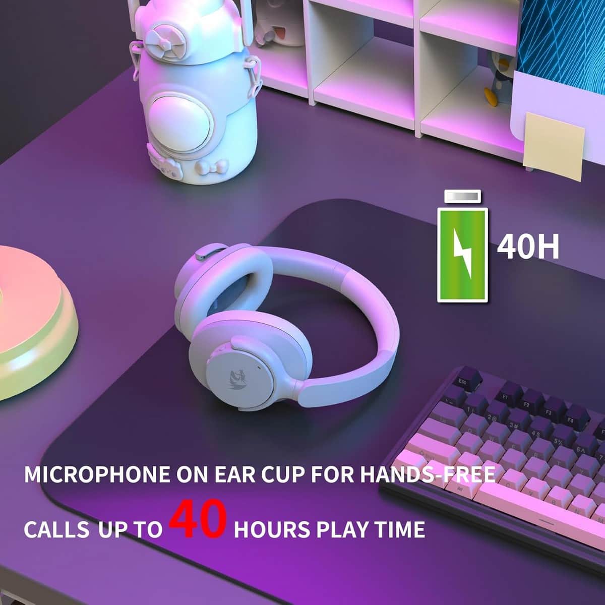 Redragon VibeCore Bluetooth & Wired Gaming Headset