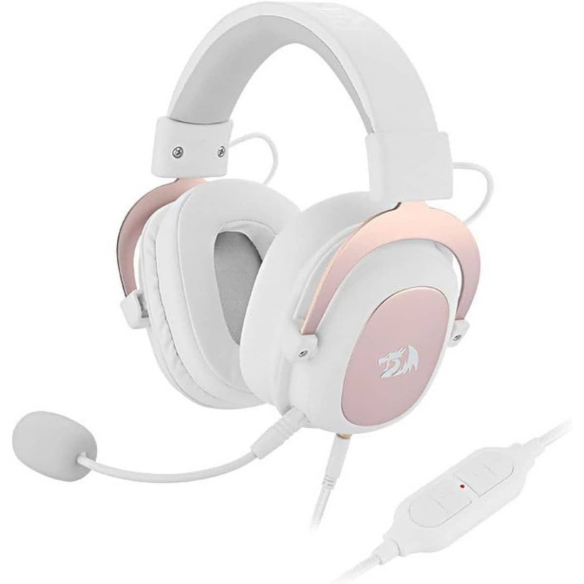 Redragon White Zeus 2 Wired Gaming Headset