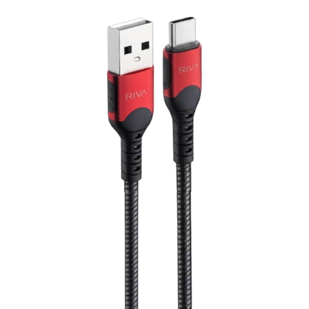 ريفا كابل شحن قماشي R100 من USB-A إلى USB-C بقدرة 30W