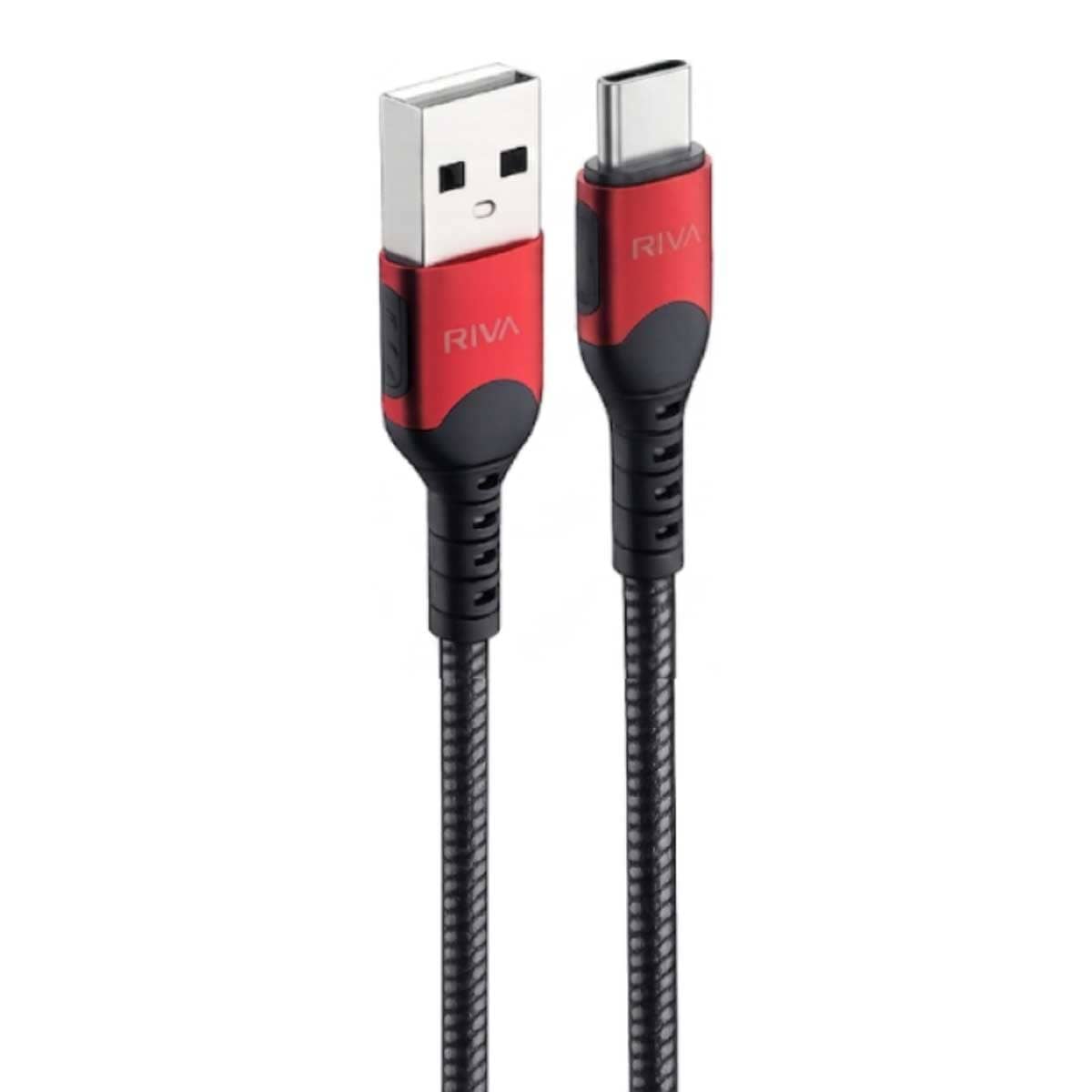 ريفا كابل شحن قماشي R100 من USB-A إلى USB-C بقدرة 30W