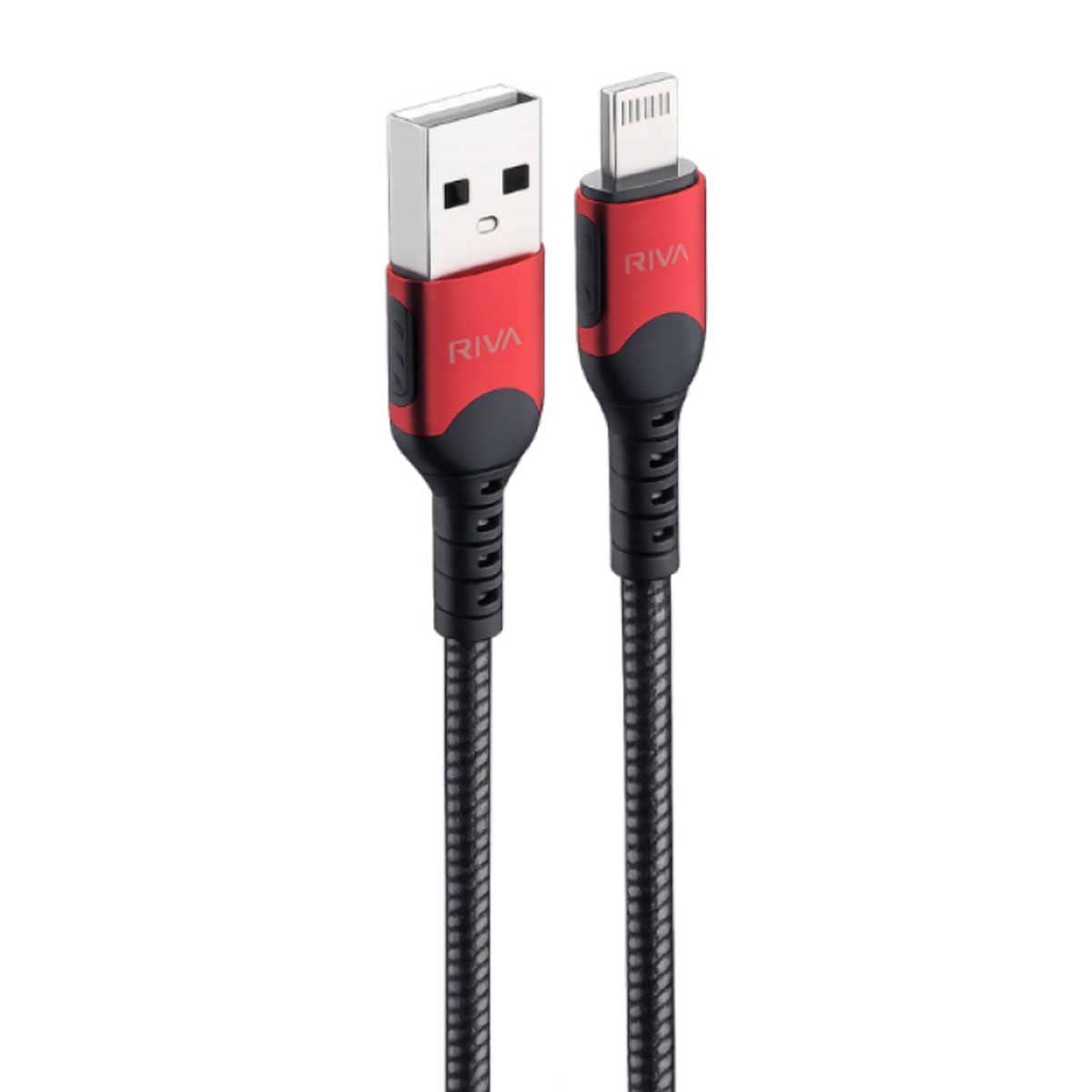 ريفا كابل شحن قماشي R101 من USB-A إلى لايتنينج بقدرة 12W