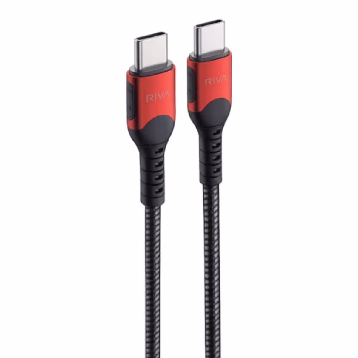 ريفا كابل شحن قماشي R102 من USB-C إلى USB-C بقدرة 60W