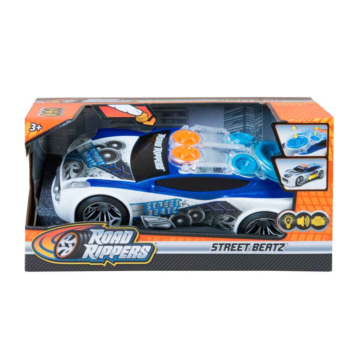 رود ريبرز سيارة بيتز 10 انش بإضاءة وأصوات متنوعة للأولاد، عمر 3-4 سنوات