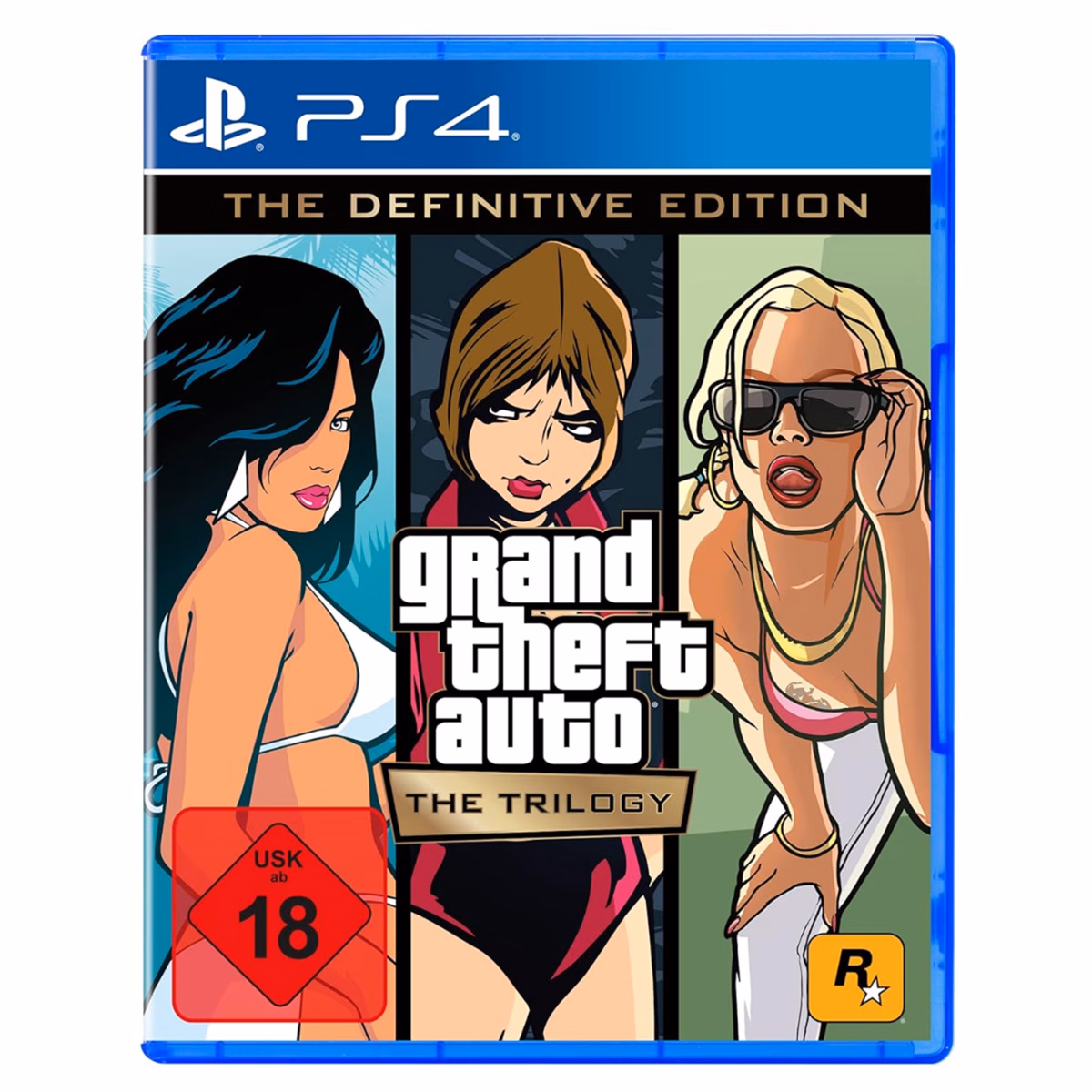 Rockstar Games Grand Theft Auto (GTA): The Trilogy (The Definitive Edition) Video Game for PlayStation 4