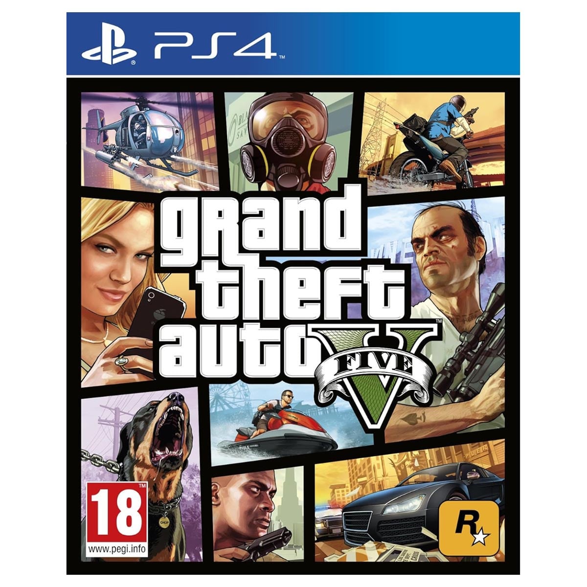 Rockstar Games Grand Theft Auto V (KSA Version) Video Game for PS4