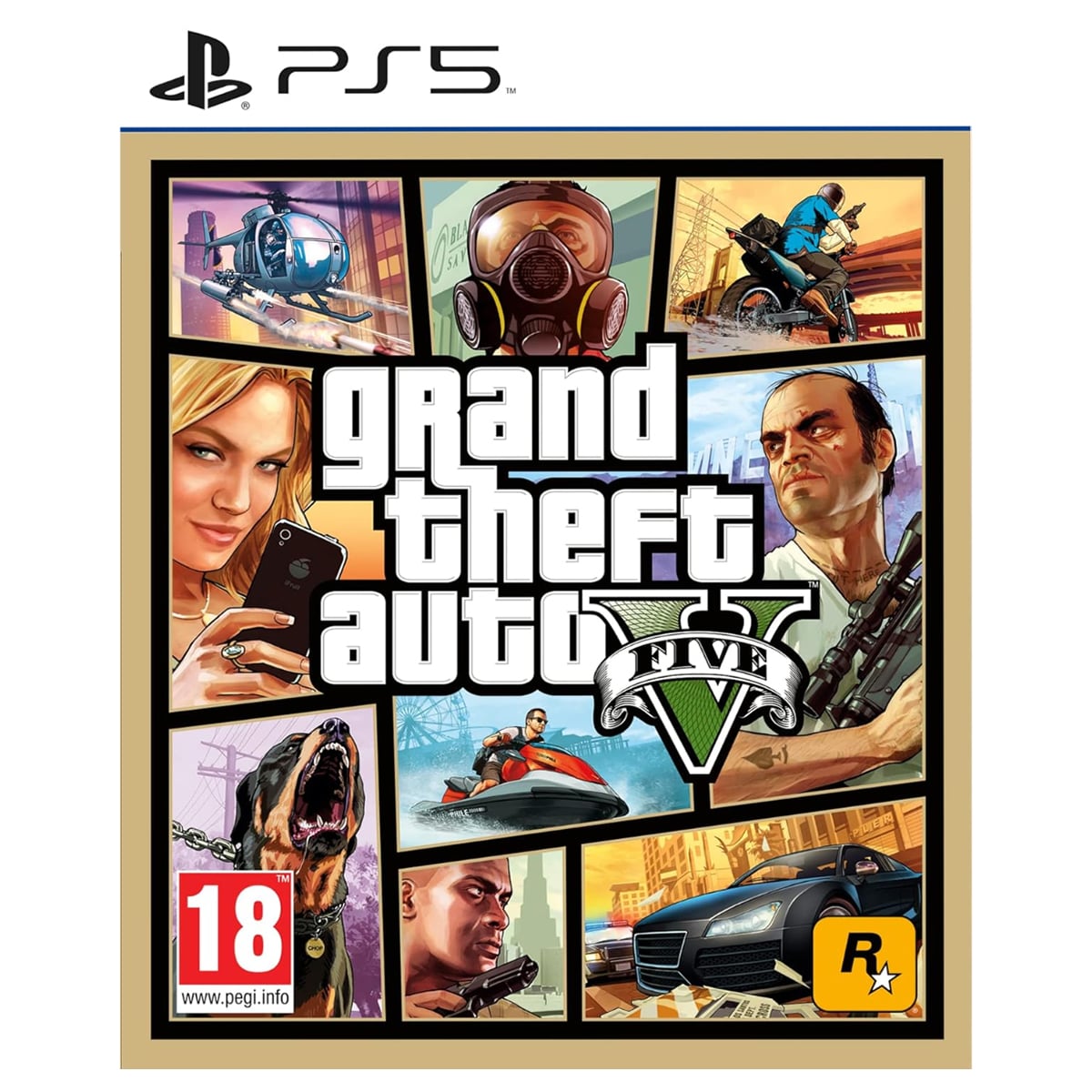 Rockstar Games Grand Theft Auto (GTA) V Video Game for PlayStation 5