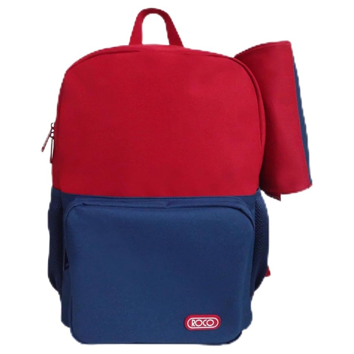 Roco 17" Maroon/Blue Two-Tone Backpack