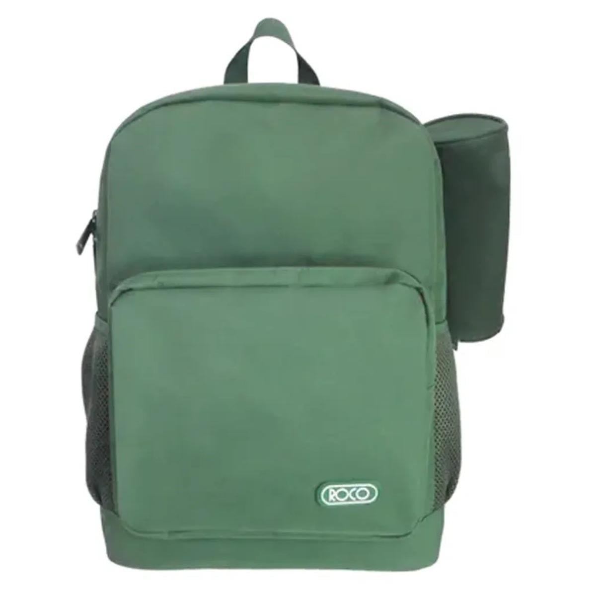 Roco 17" Olive Backpack with Pencil Case