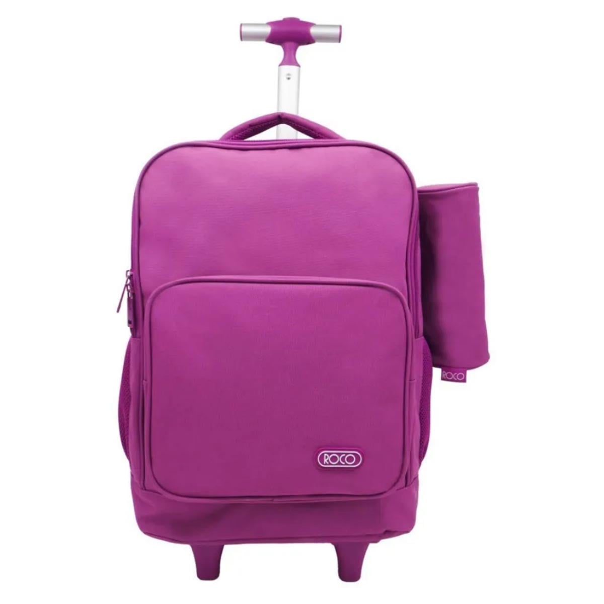 Roco 18" Burgundy Trolley Bag with Pencil Case