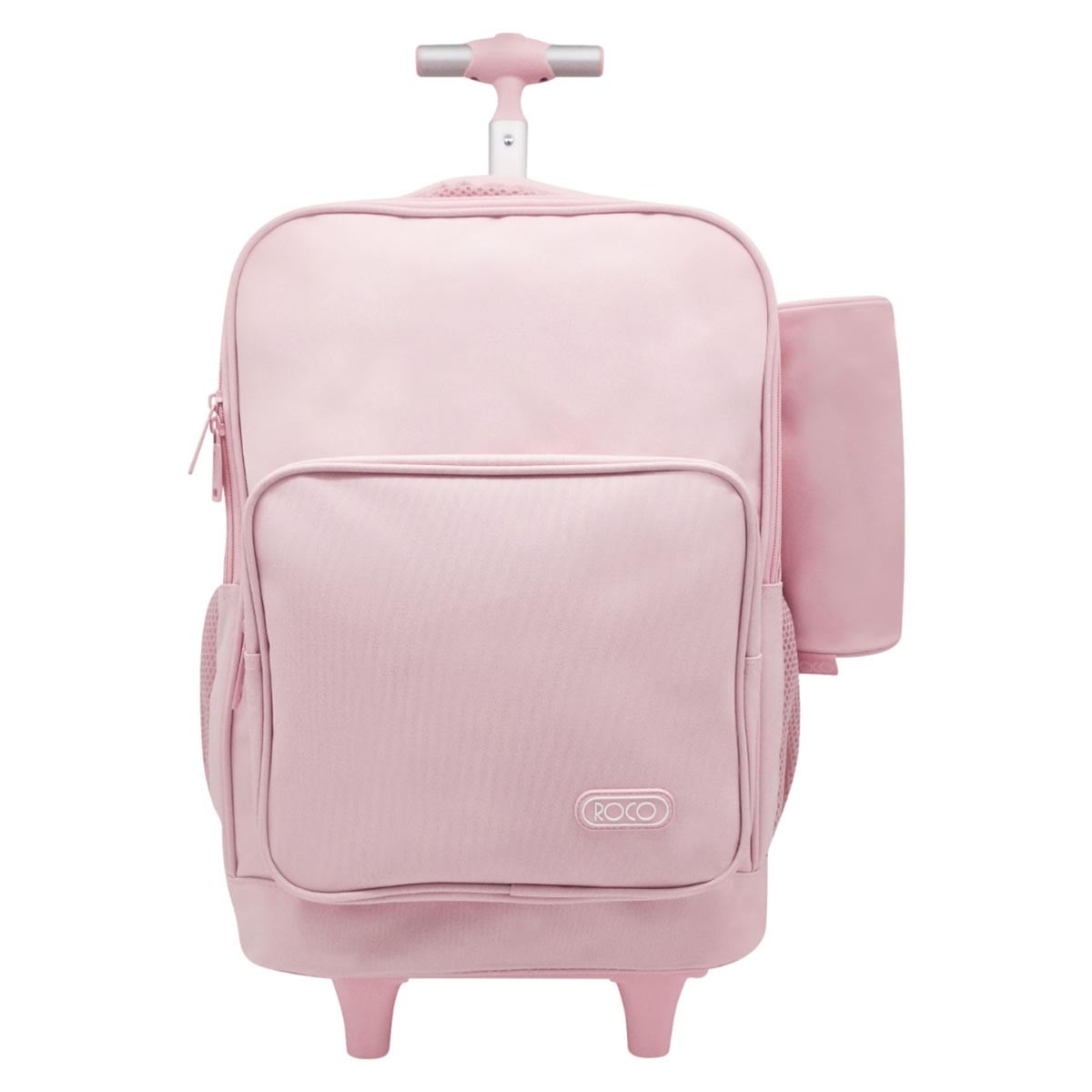 Roco 18" Peach Trolley Bag with Pencil Case