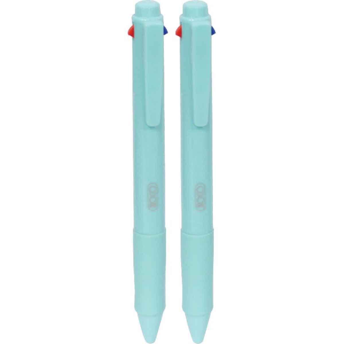 Roco 2-Piece 1mm 3-in-1 Multi-Function Ballpoint Pen Set