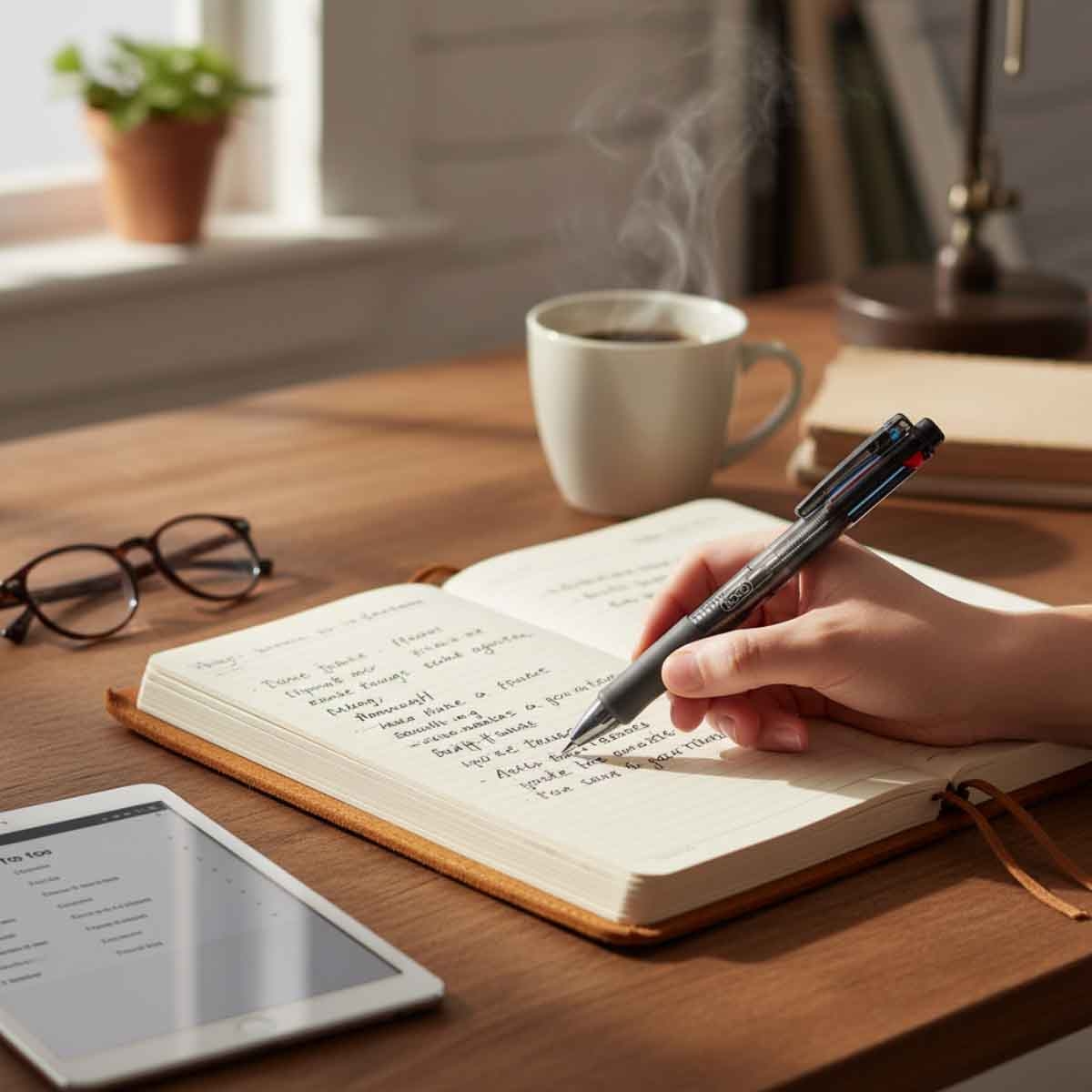 Roco 2-Piece 1mm 4-in-1 Multi-Function Ballpoint Pen Set