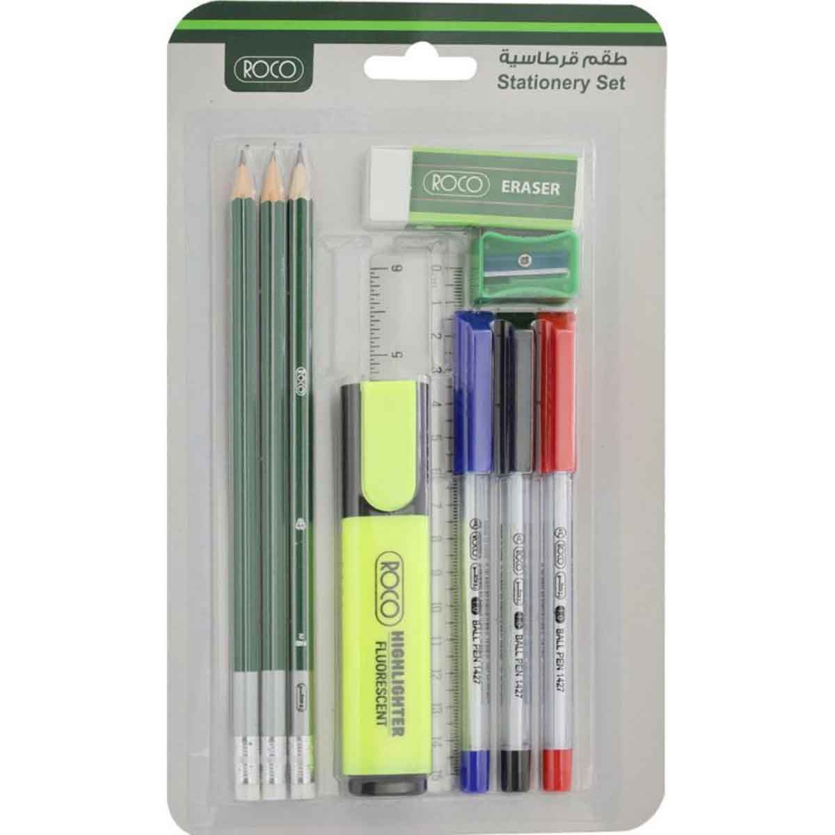 Roco 10-Items Basic Stationery Set