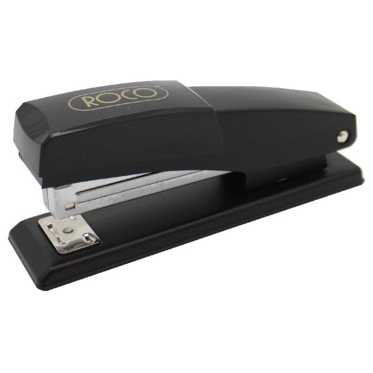 Roco RQ-20205BLKA Black Desk Stapler