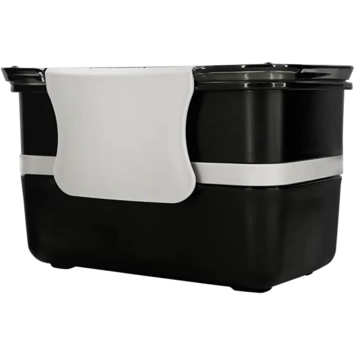 Roco Black Double-Decker Lunch Box
