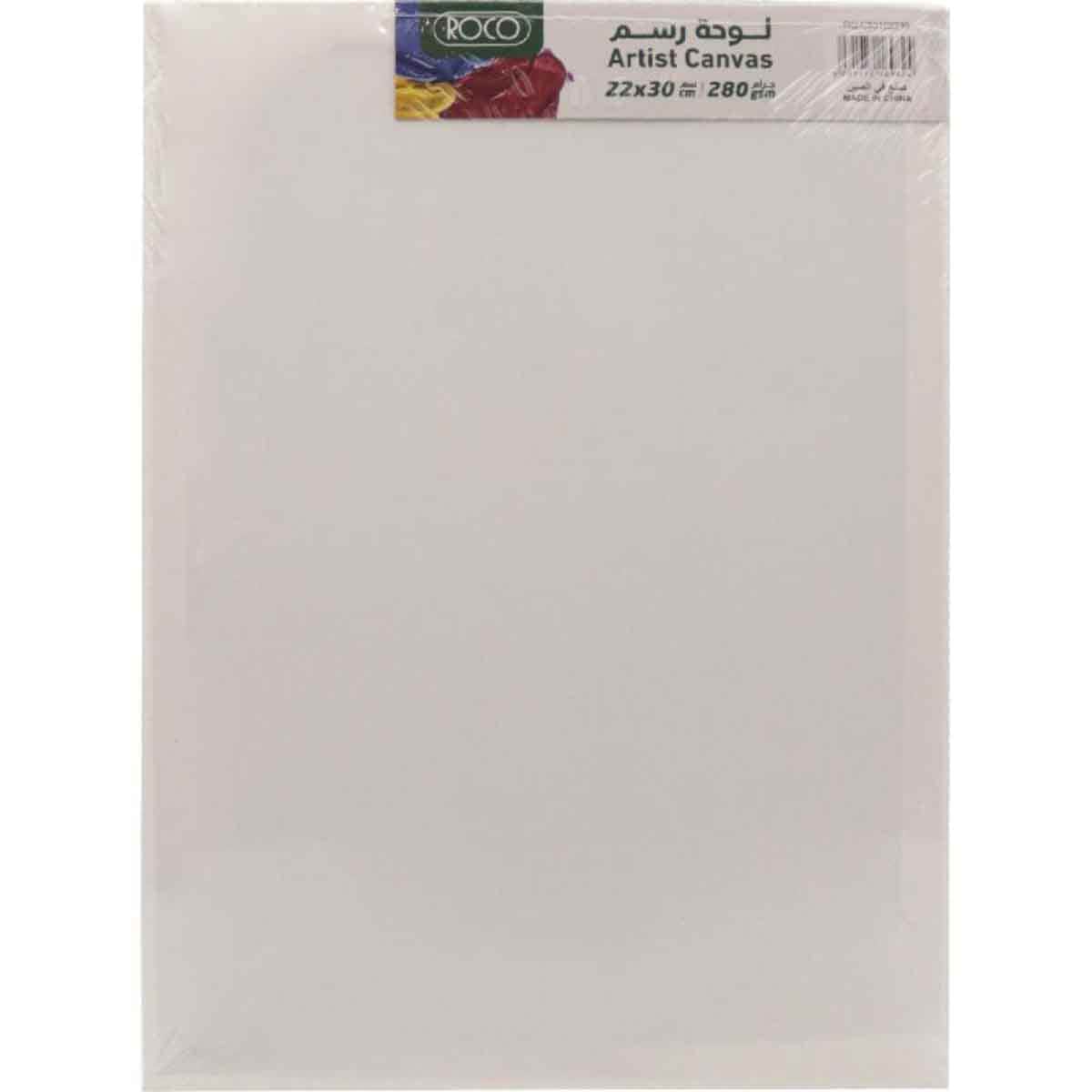 Roco 8.5" x 12" Rectangular Rough Finish Canvas Panel Board