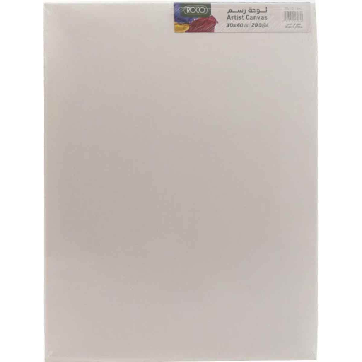 Roco 12" x 16" Rectangular Rough Finish Canvas Panel Board
