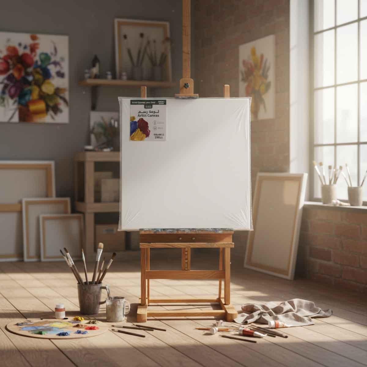 روكو لوح كانفس مستطيل ملمس خشن 16 × 20 انش