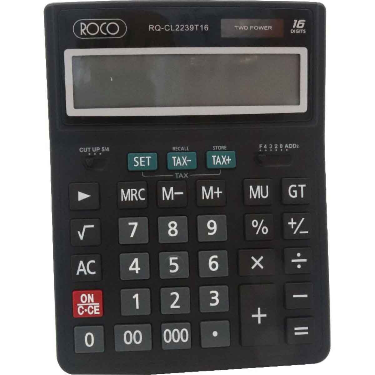 Roco 16-Digit Large Display Desktop Calculator