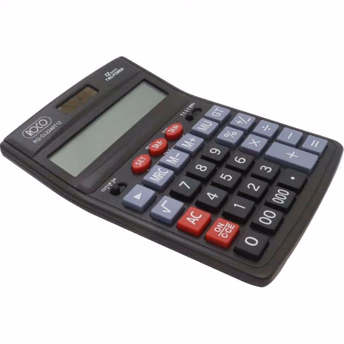Roco 12-Digit Large Display Desktop Calculator