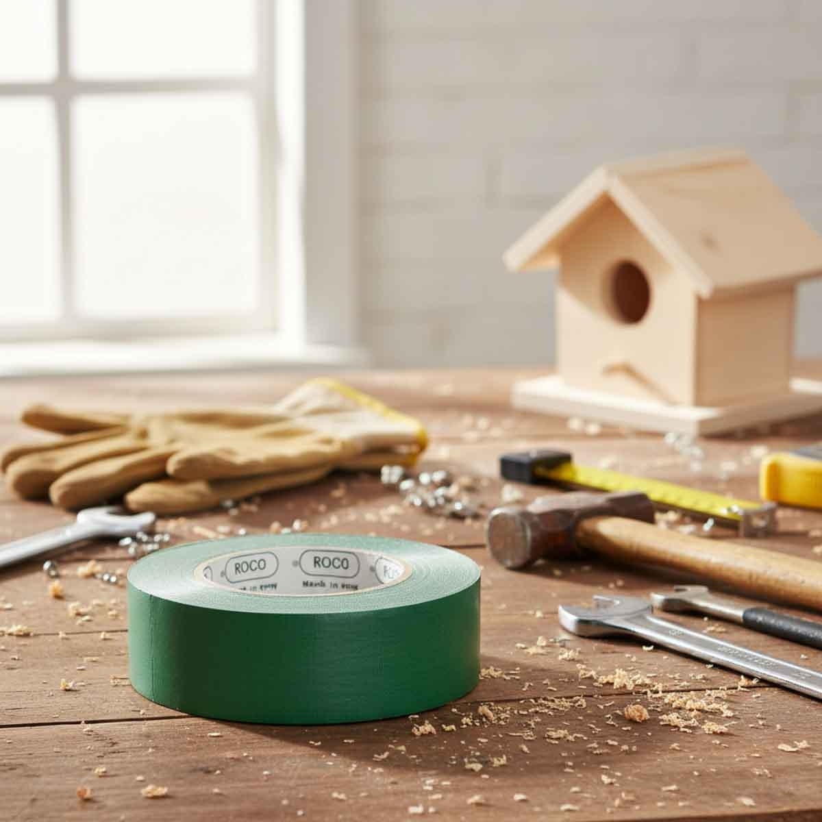 Roco 2" x 27.3yd Green Cloth Tape