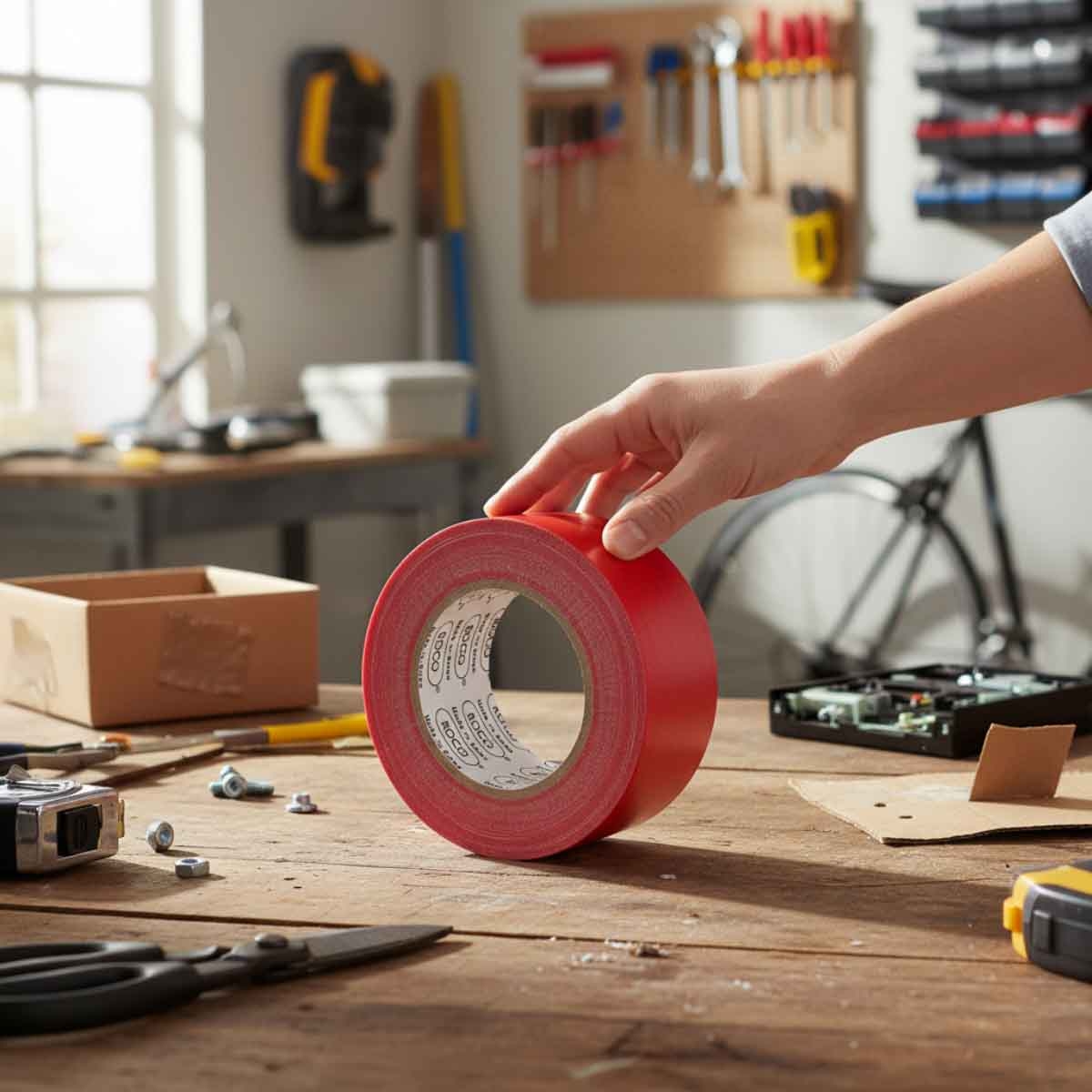 Roco 2" x 27.3yd Red Cloth Tape