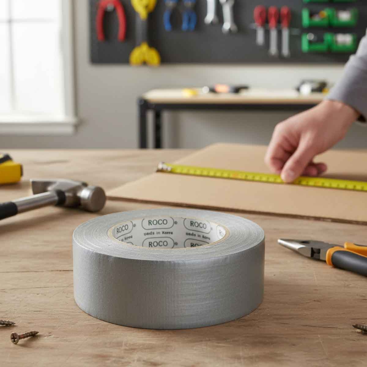 Roco 2" x 27.3yd Silver Cloth Tape