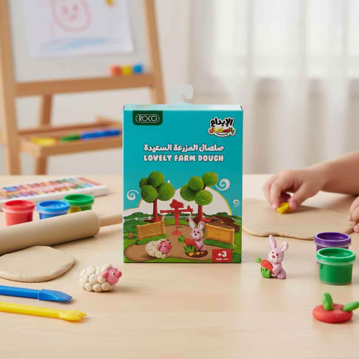Roco Lovely Farm Color Dough Toys Modelling Dough & Accessory Kit Unisex, 3-4 Years