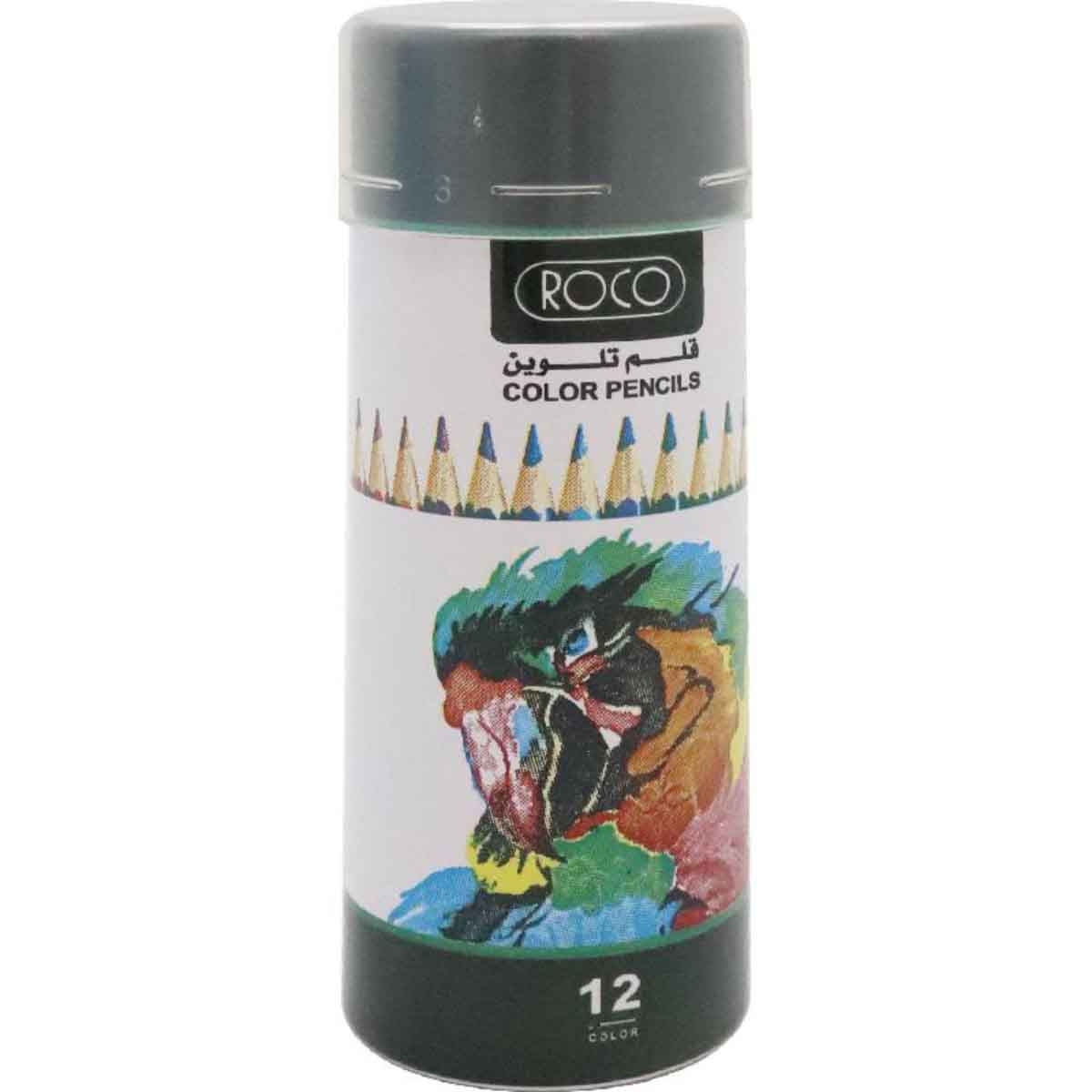 Roco 12-Piece Assorted Color Pencil Set