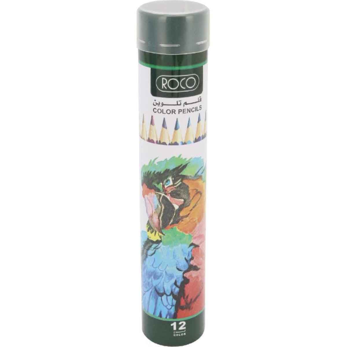 Roco 12-Piece Medium Assorted Color Pencil Set