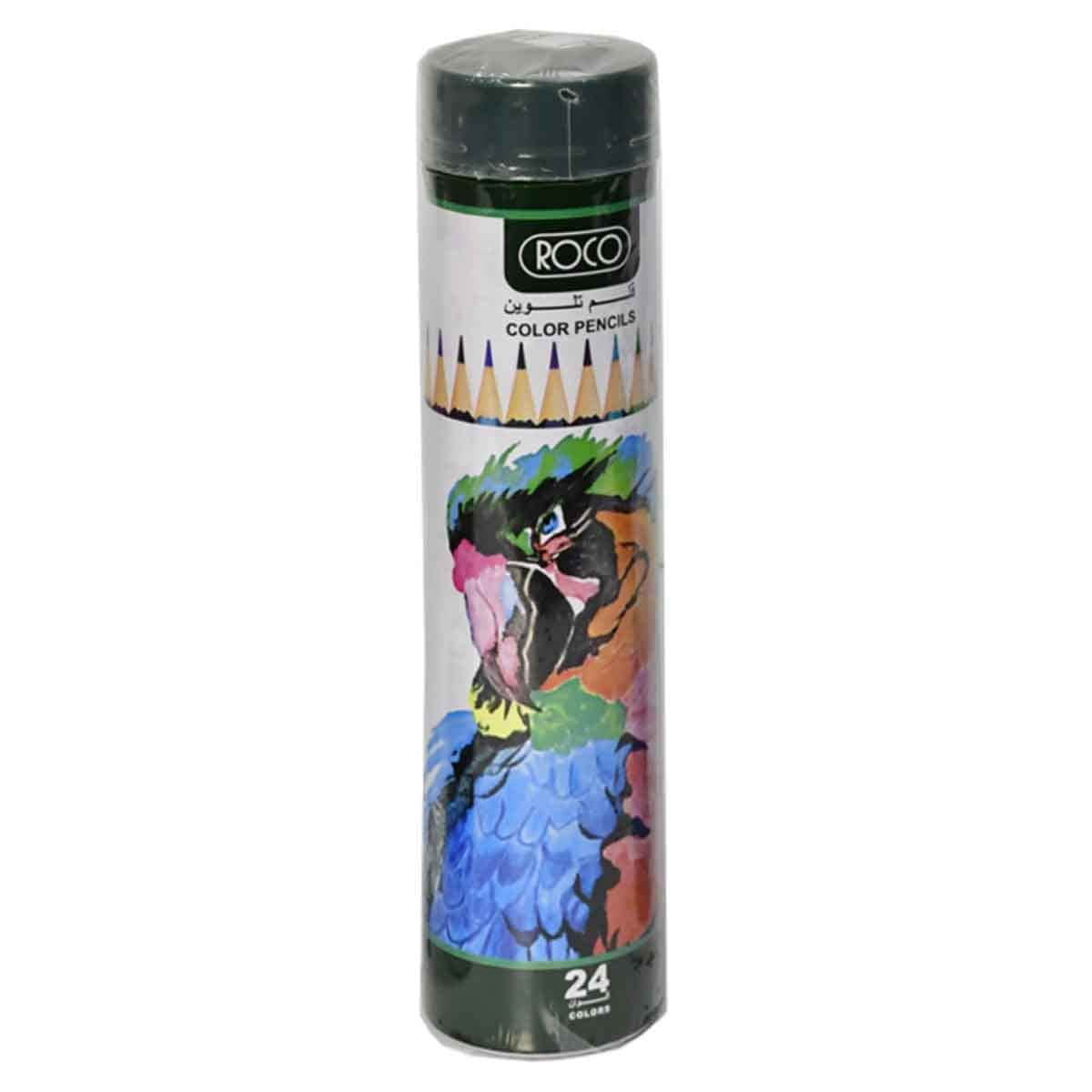Roco 24-Piece Medium Assorted Color Pencil Set