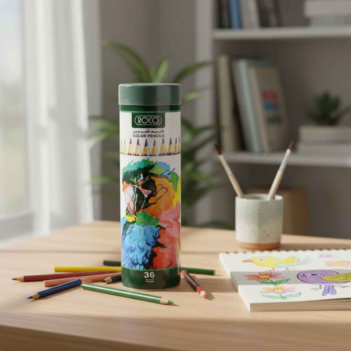 Roco 36-Piece Medium Assorted Color Pencil Set