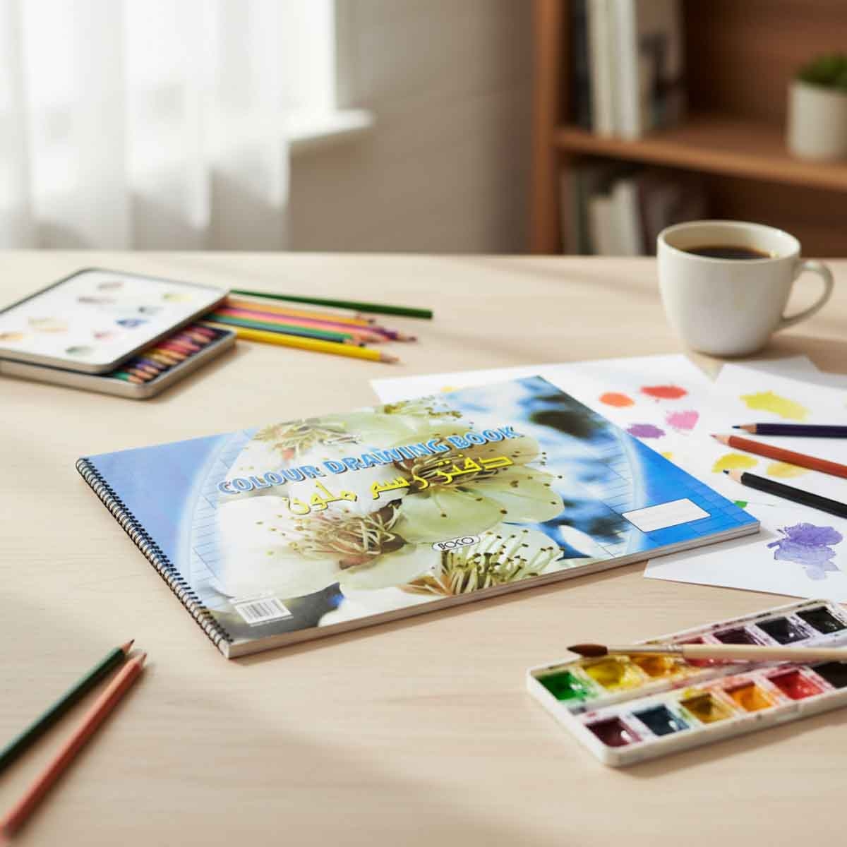 Roco White 20-Sheets A3 Perforated 120 GSM Color Sketch Pad