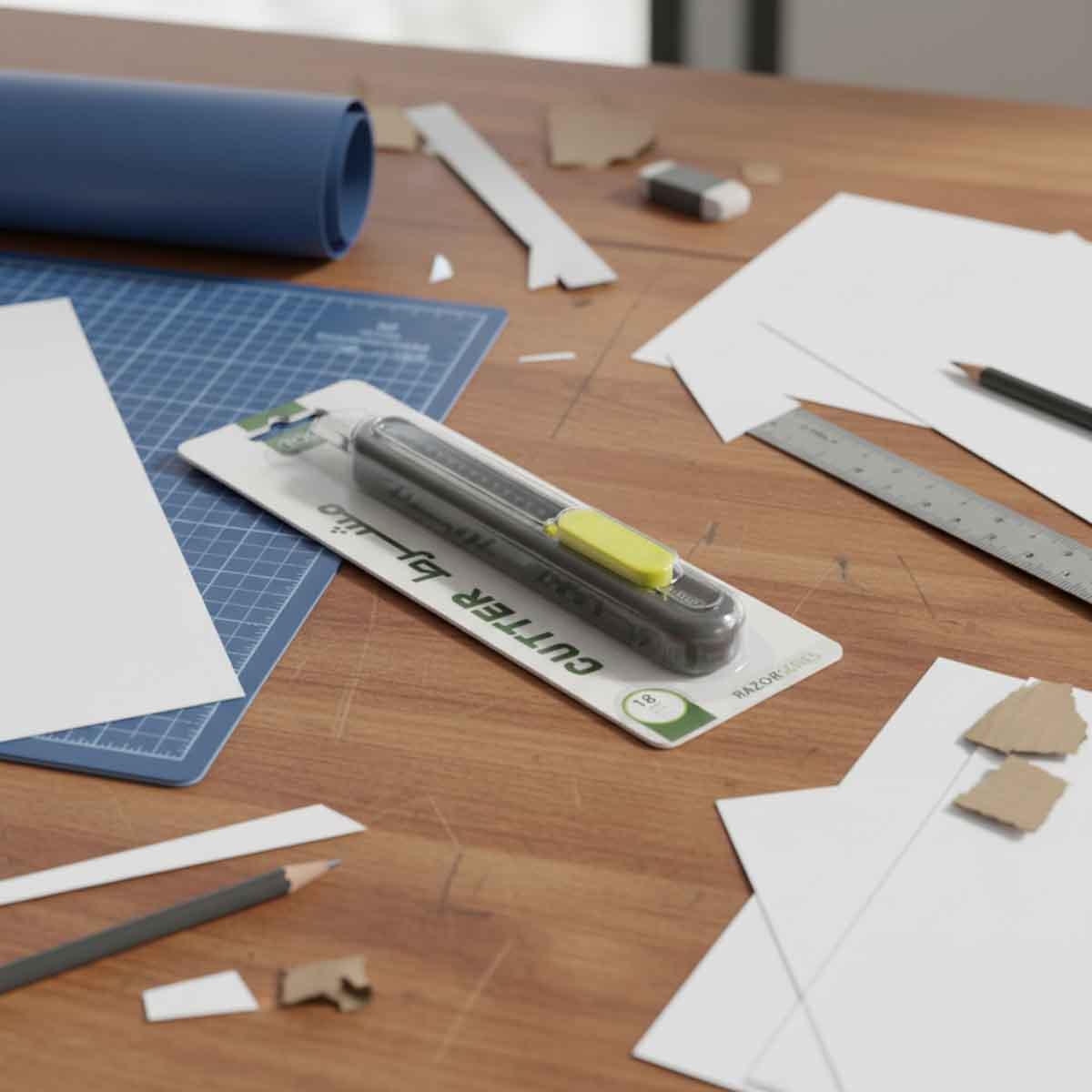 Roco 1.57" x 6.50" ABS Body with Rubber Grip Cutter