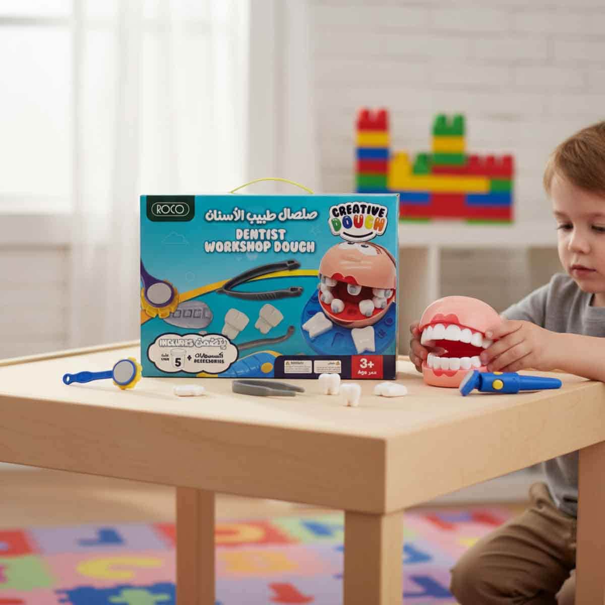 روكو طقم ورشة طبيب أسنان صلصال تشكيل مع إكسسوارات