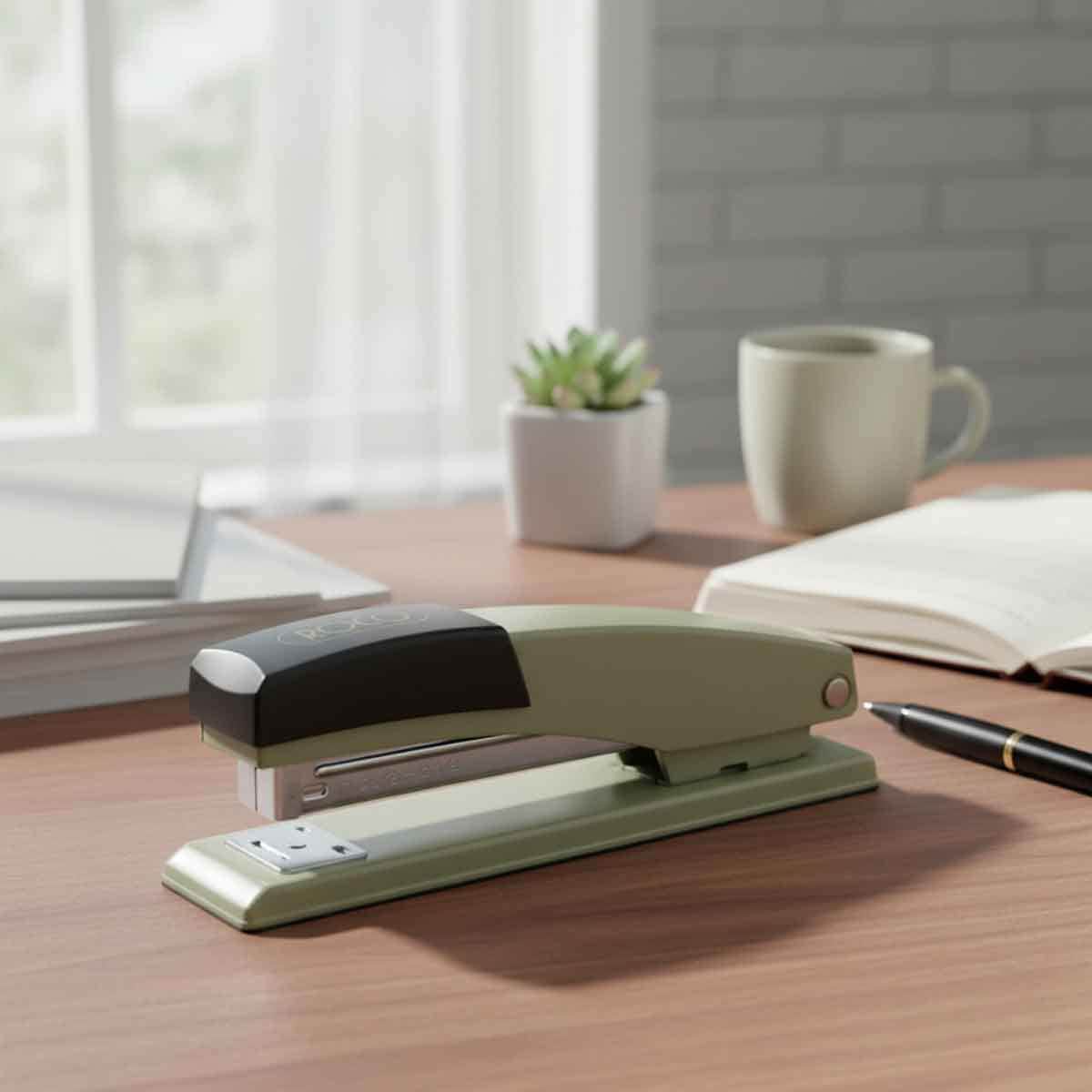 Roco Beige Desk Stapler