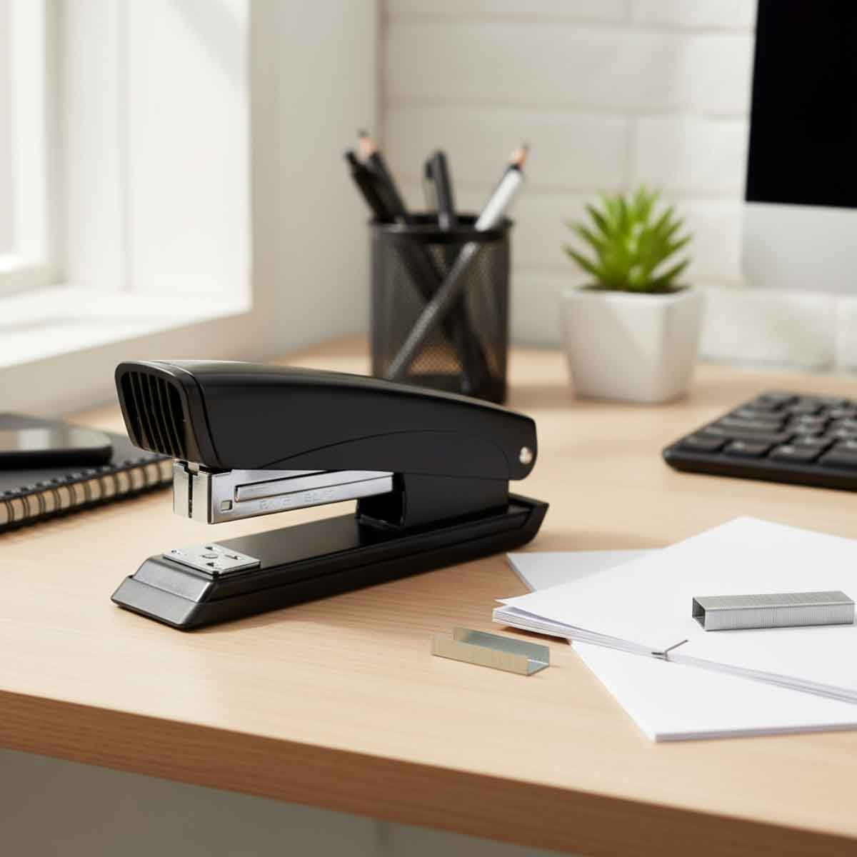 Roco Black Desk Stapler