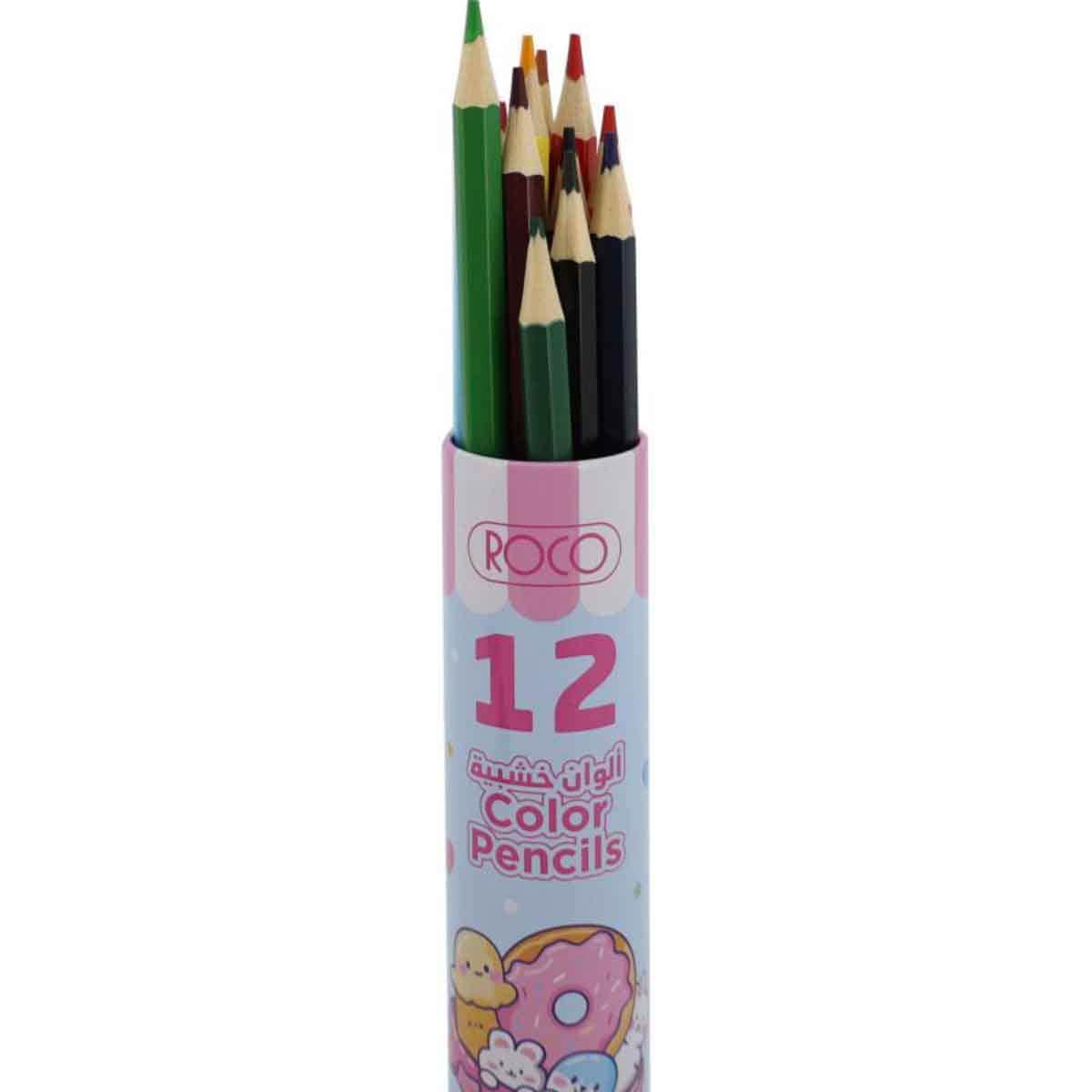 Roco 12-Piece Desert Time Assorted Color Pencil Set