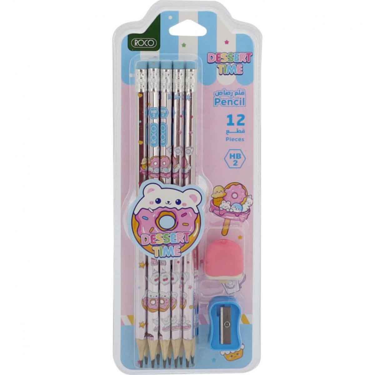 Roco 12-Piece Dessert Time Assorted Stationery Set