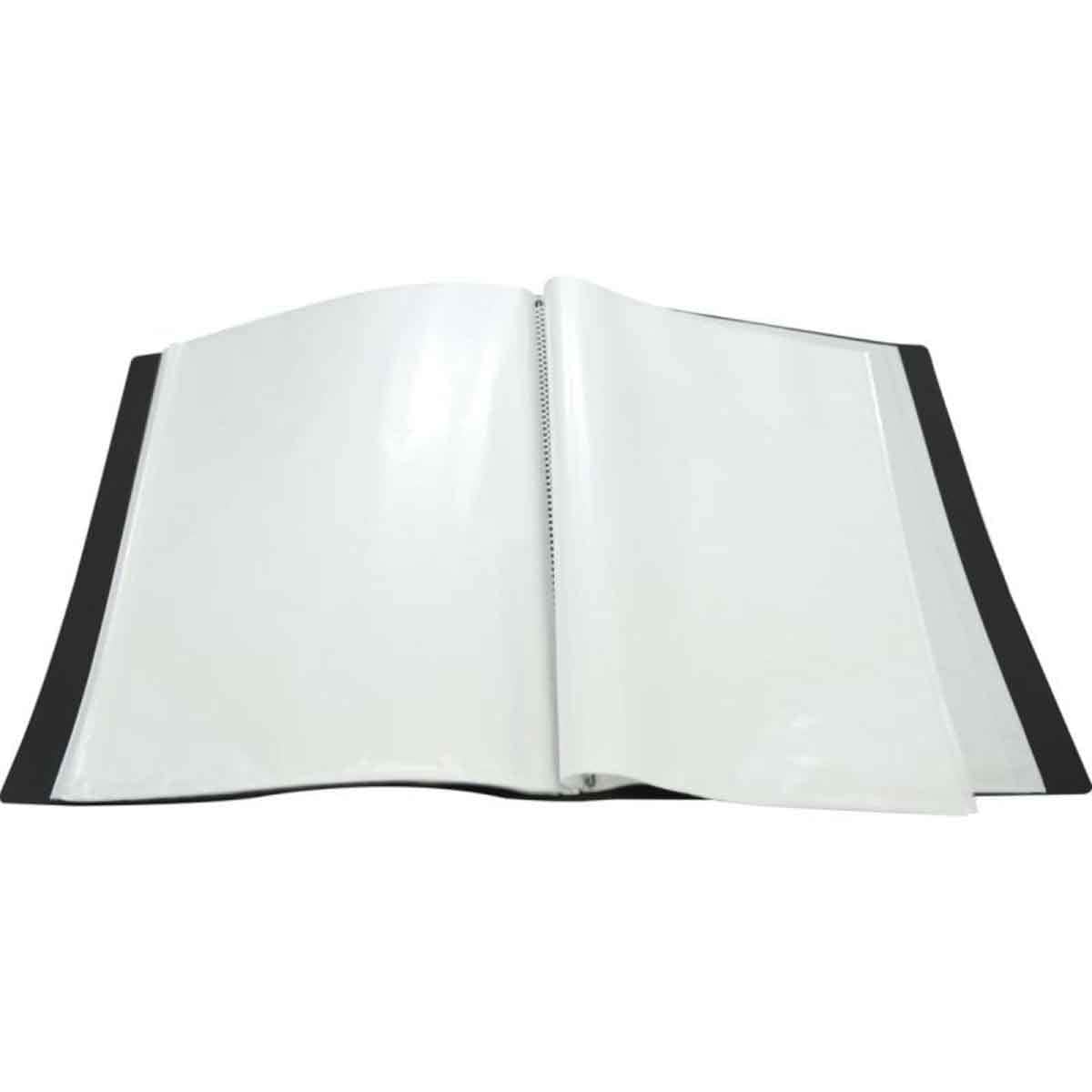 Roco Black 10-Pockets A4 Polypropylene Display Book