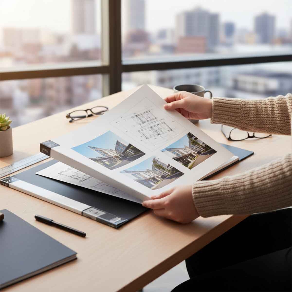 Roco Black 20-Pocket A3 Plastic Display Book