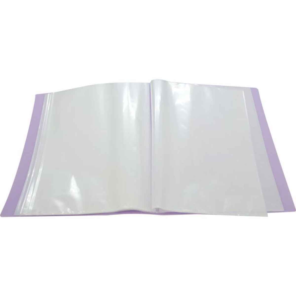 Roco Light Pink 20-Pockets A4 Polypropylene Display Book