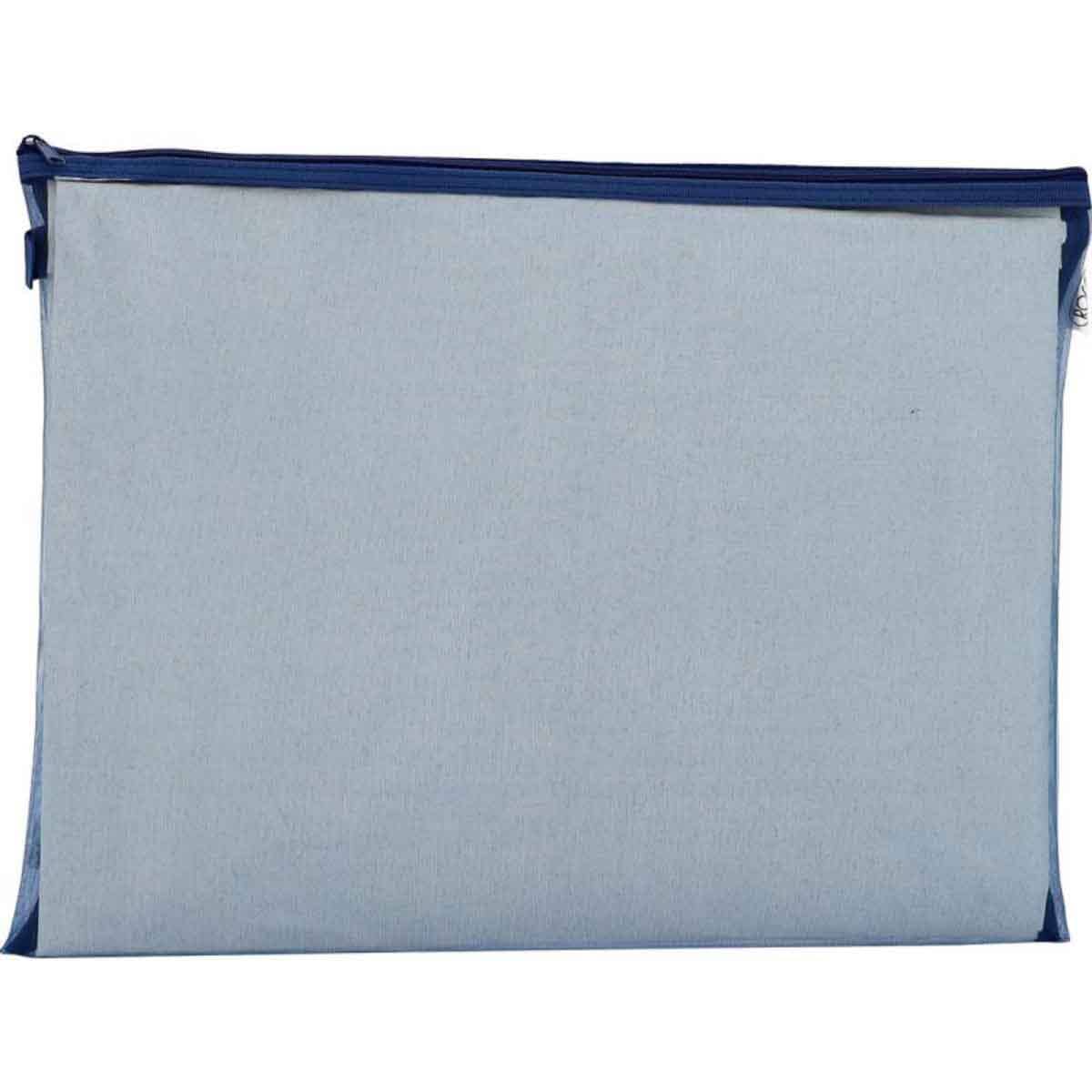 Roco RQ-8753BLE Blue A4 Topload Opening Document Pouch