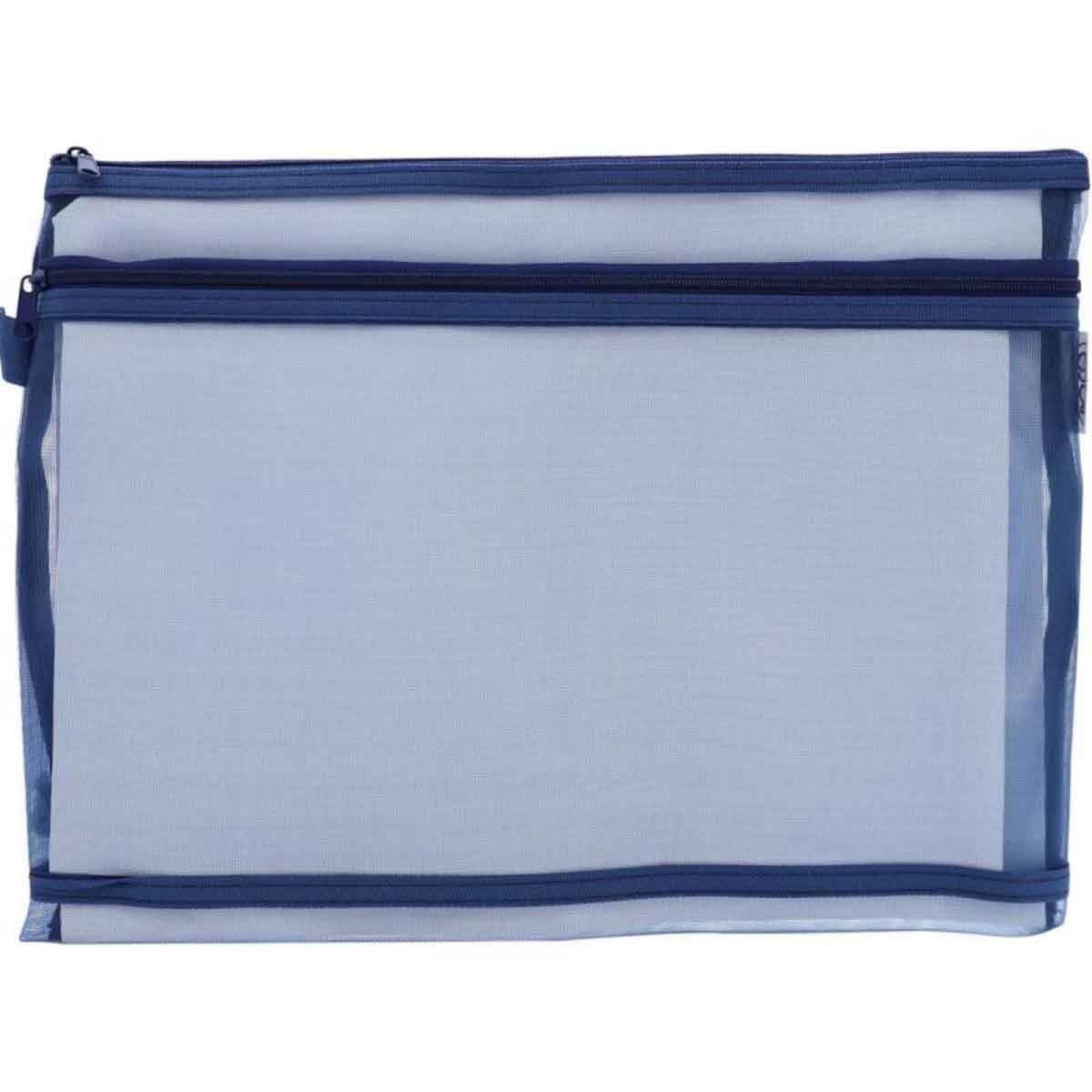 روكو حافظة مستندات A4 فتح علوي زرقاء