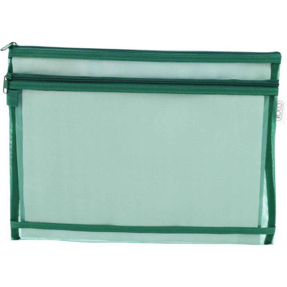 Roco RQ-8757GRN A4 Topload Opening Document Pouch